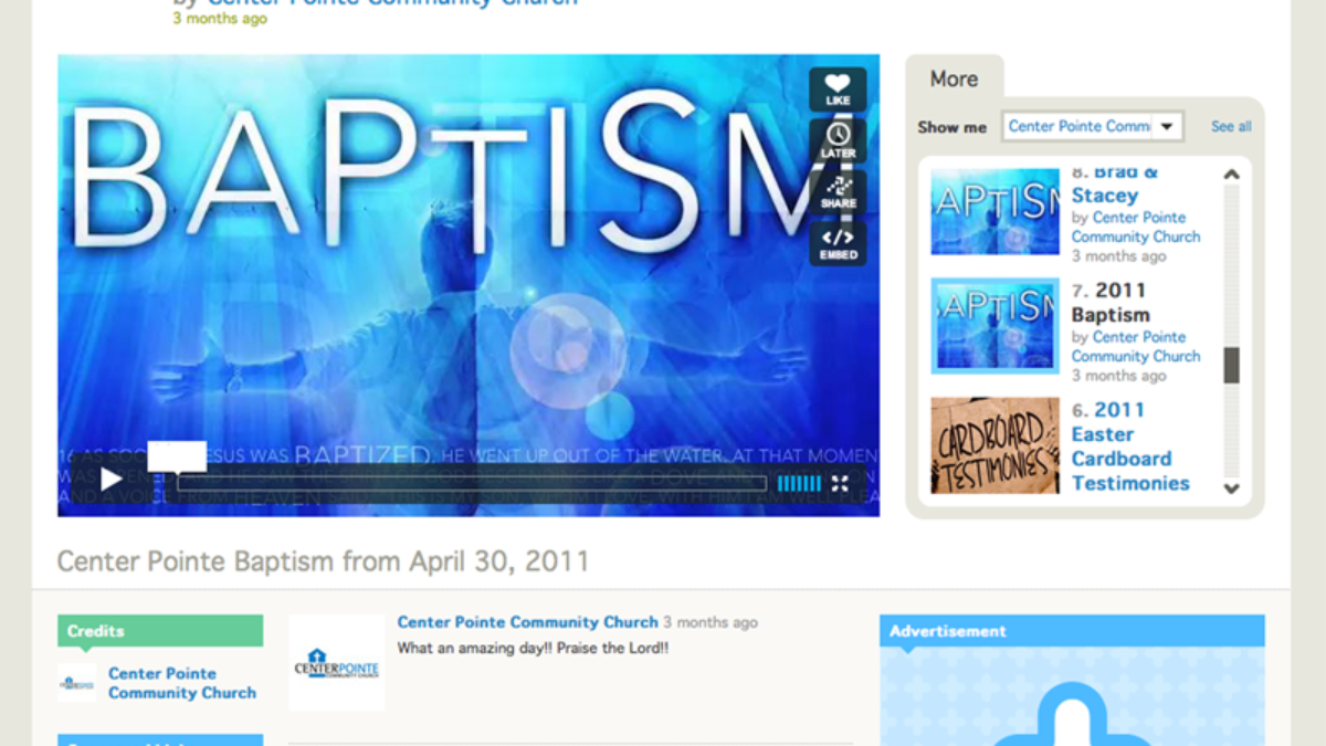 baptism video
