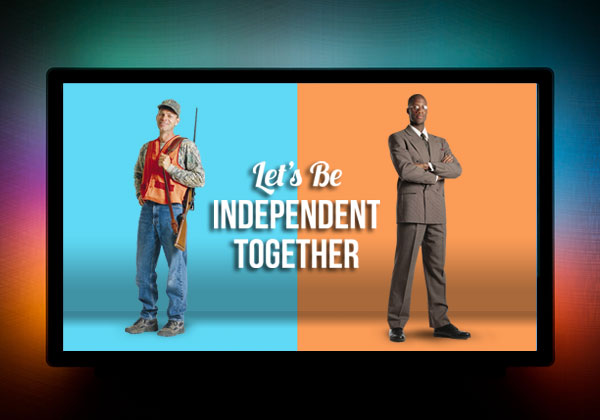 let's be independent together worship silde animated gif